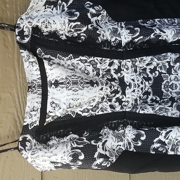 City Chic Lace Affair Printed Sheath Dress With Straps XL 24 NWT NEW - Picture 7 of 11